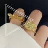 Tide, fashionable line small design ring, simple and elegant design, internet celebrity, on index finger