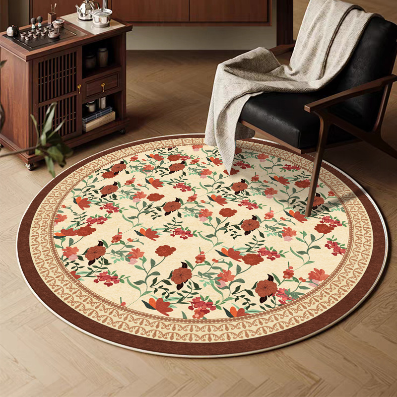 Alfombra de cachemira retro transfronteriza sala de estar sofá mantas de mesa de té mantas domésticas resistentes a la suciedad y al desgaste mantas de cama de dormitorio
