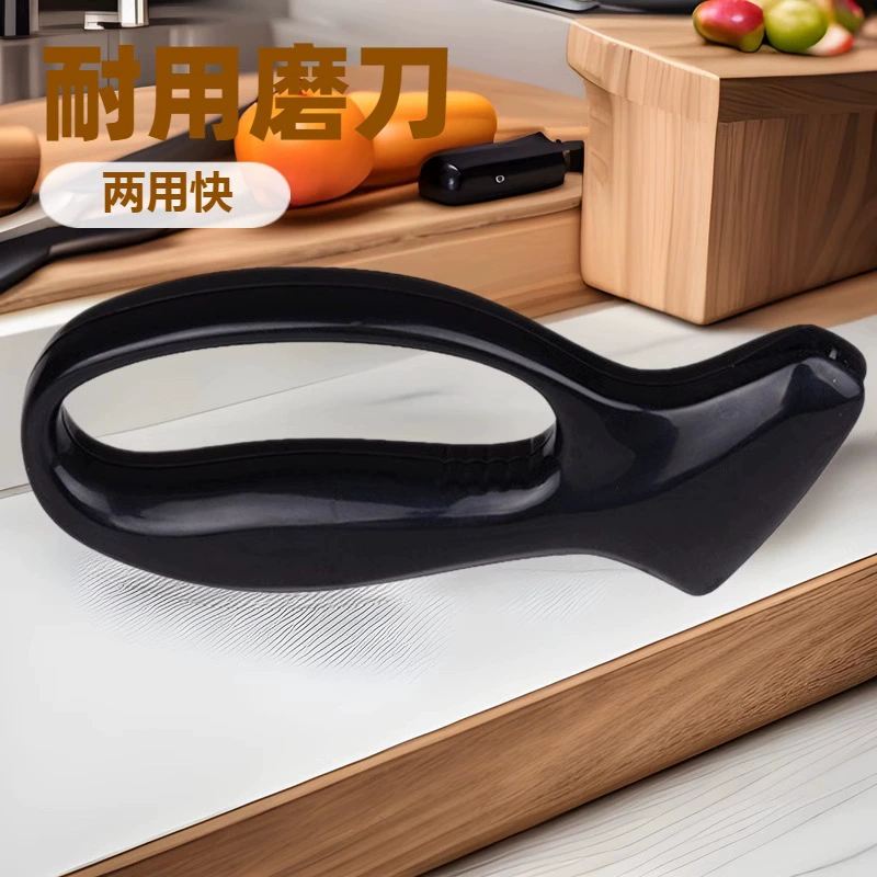 Фабрика оптовая мини ручной точилка инструмент для наружной заточки инструмент для кухни на открытом воздухе двойного назначения фрамовый стальной точилка