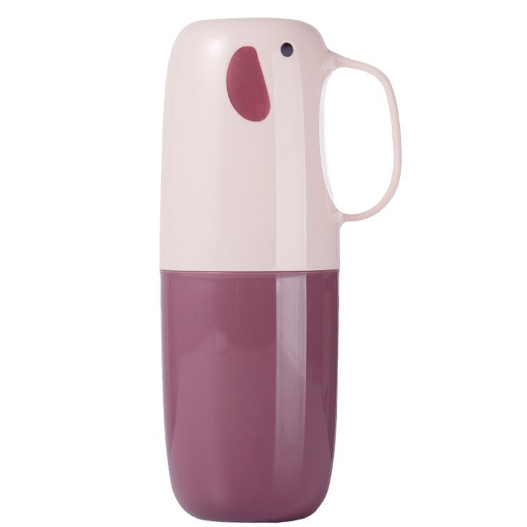 Manufacturer In-Stock Elephant Plastic Portable Travel Mouthwash Case Wash Cup Toothbrush Holder_voghion.com