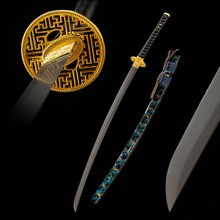 外贸批发碳素钢武士长刀日本刀高硬度打刀户外冷兵器katana未开刃