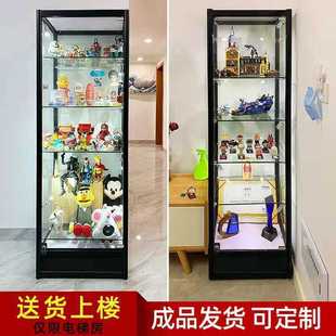 Hand-Made Cabinet Display Cabinet Glass Cabinet Transparent Gift Cosmetics Prize Display Cabinet Small Lego Display Cabinet Home