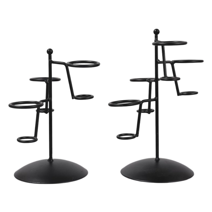 Soporte de exhibición de tubo de huevo de helado de hierro soporte de cono soporte de papas fritas estante cesta Hotel merienda soporte de anillo de cebolla