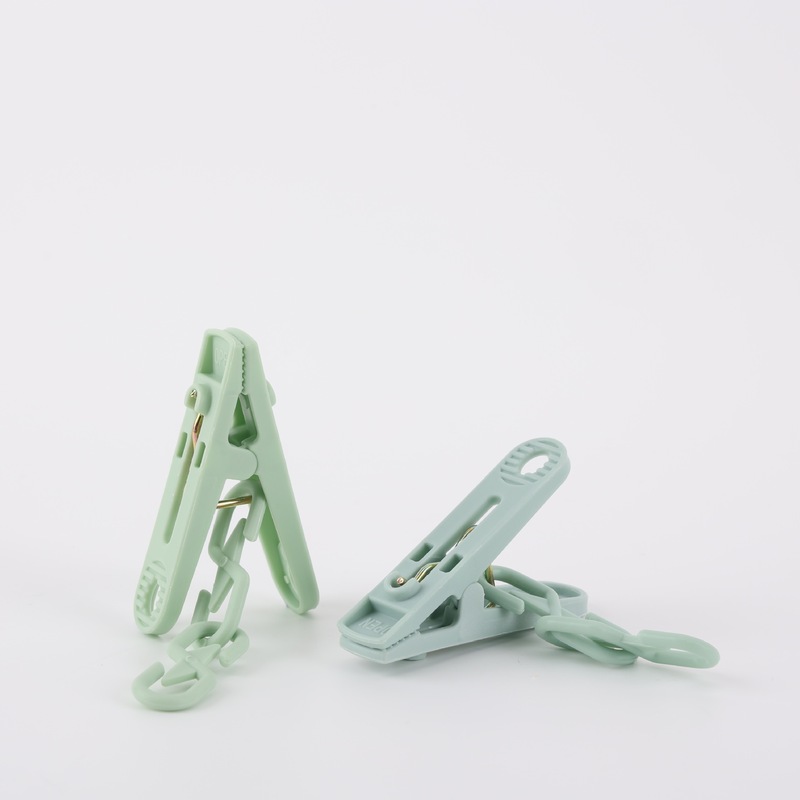 プラスチック製の強力な小型洗濯バサミ、屋外防風、家庭用乾燥、多機能チェーン、小型強力防風|undefined