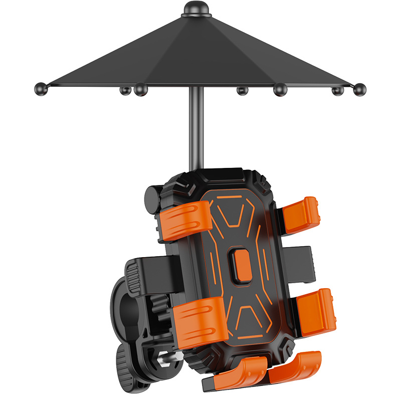 Nuevo soporte de teléfono móvil para automóviles eléctricos para llevar soporte de navegación para motocicleta para automóviles de batería protector solar a prueba de lluvia soporte de teléfono móvil