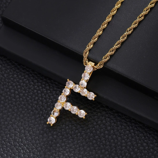 F+20inch twisted chain (golden)