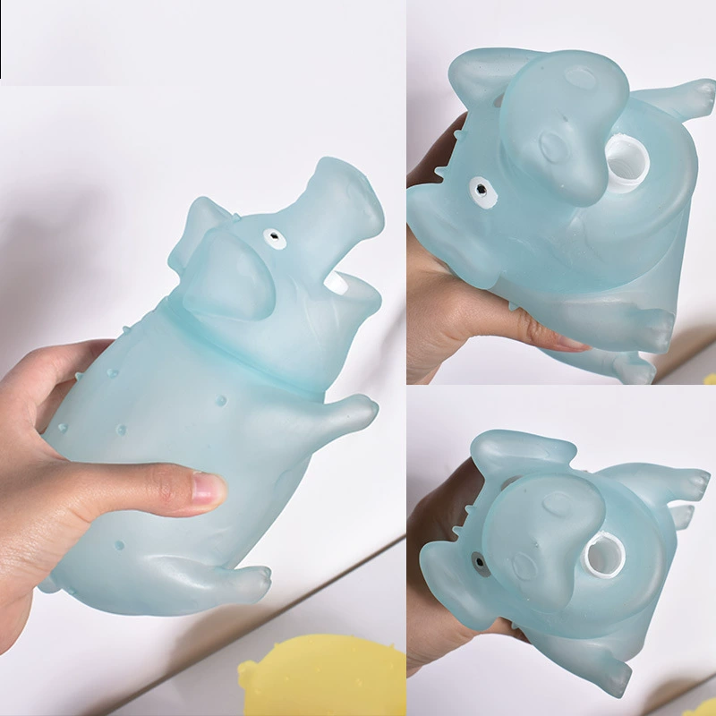 Смешная пластиковая игрушка, издает звуки, антистресс