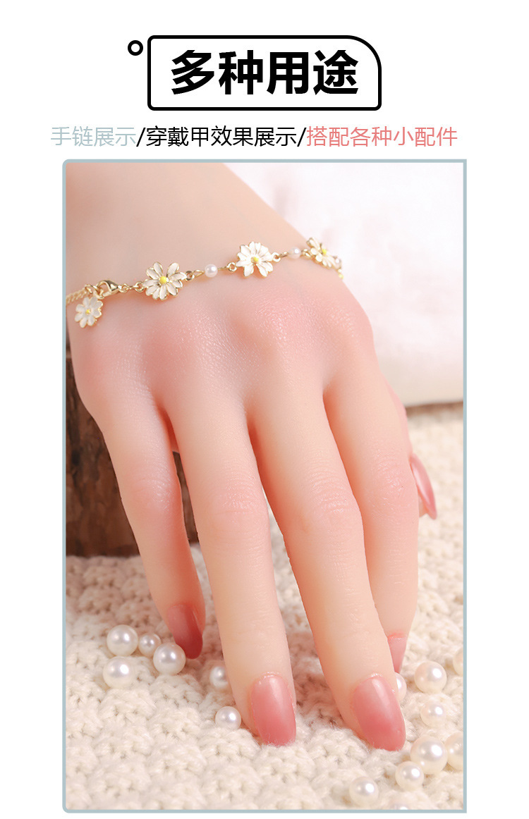Jiuai Realistic Female Hand Model in Liquid Silicone, Skin Tone, Adult Photography Prop — detail image 4