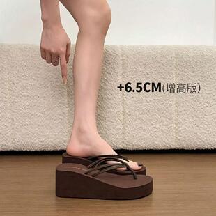 6.5cm����p��������ЬŮ�ļ��⴩�¸��߸��W�tɳ���A�_����Ь��