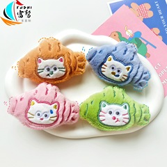 オリジナルアニメぬいぐるみ飾りブローチかわいい森系子猫鯛スタイルdiy人形プレゼントアクセサリー