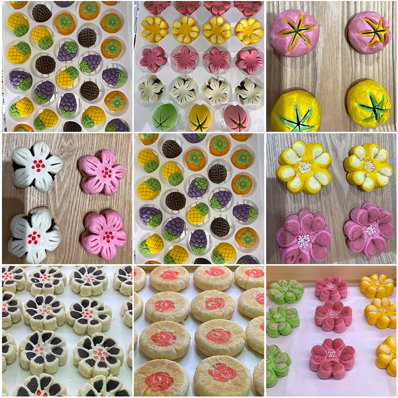 中式糕点加工荷花酥条头糕特产零食批发红糖豆沙糯米糕甜品香酥