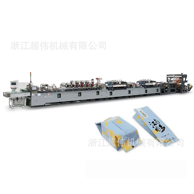 厂家直销超伟塑料机械制袋机重型复合袋茶叶袋饰品袋单片膜插底机
