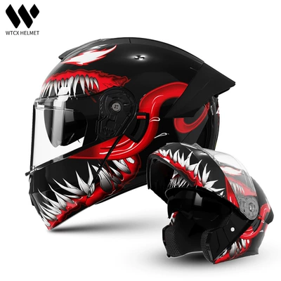 Helmet, Motosiklet kaskı (dəbilqə) - venom-one-size-fits-all-54-61cm