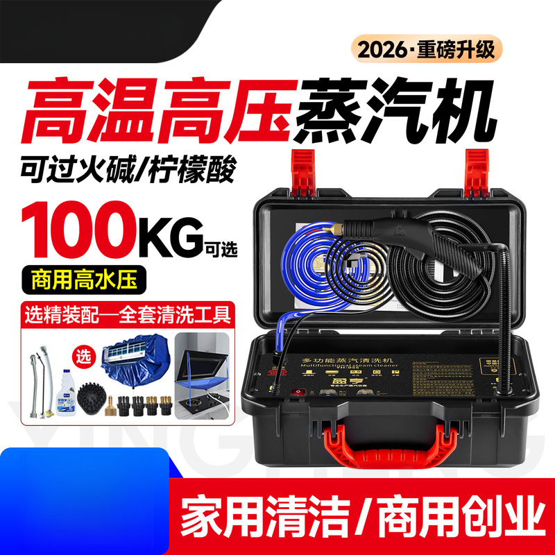 Household Steam Cleaner, High-Temperature and High-Pressure Professional Cleaning Equipment for Home Appliances, Air Conditioners, Range Hoods, Water Heaters Household Steam Cleaner, High-Temperature and High-Pressure Professional Cleaning Equipment for Home Appliances, Air Conditioners, Range Hoods, Water Heaters