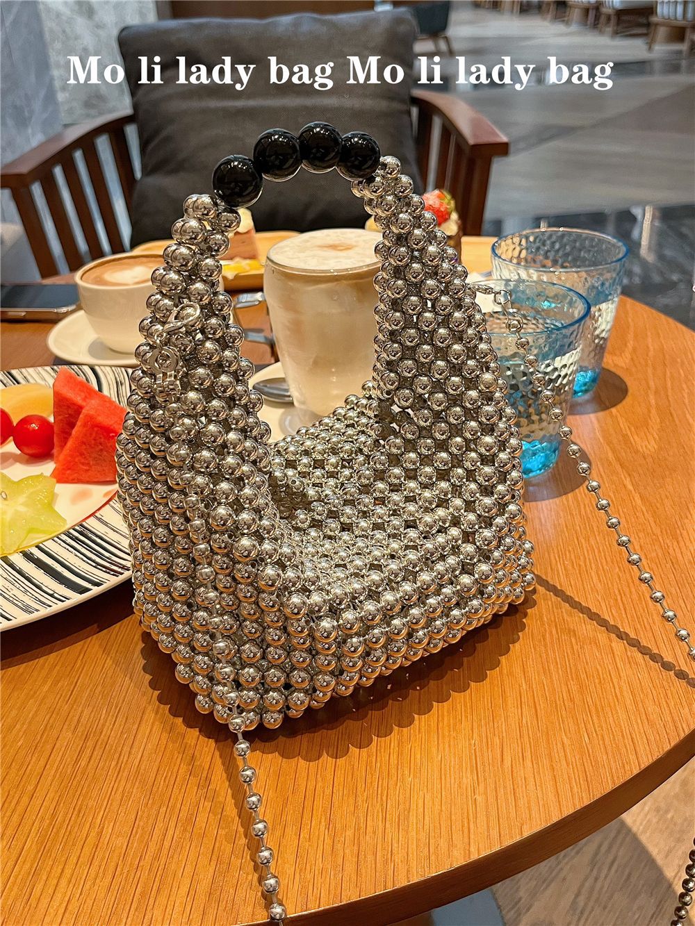 Small Size Women's Small PVC Solid Color Basic Classic Style Square Open Square Bag