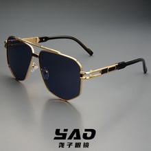 2025跨境新款飞行员男女同款太阳镜蛤蟆镜经典全框驾驶CAZAL墨镜