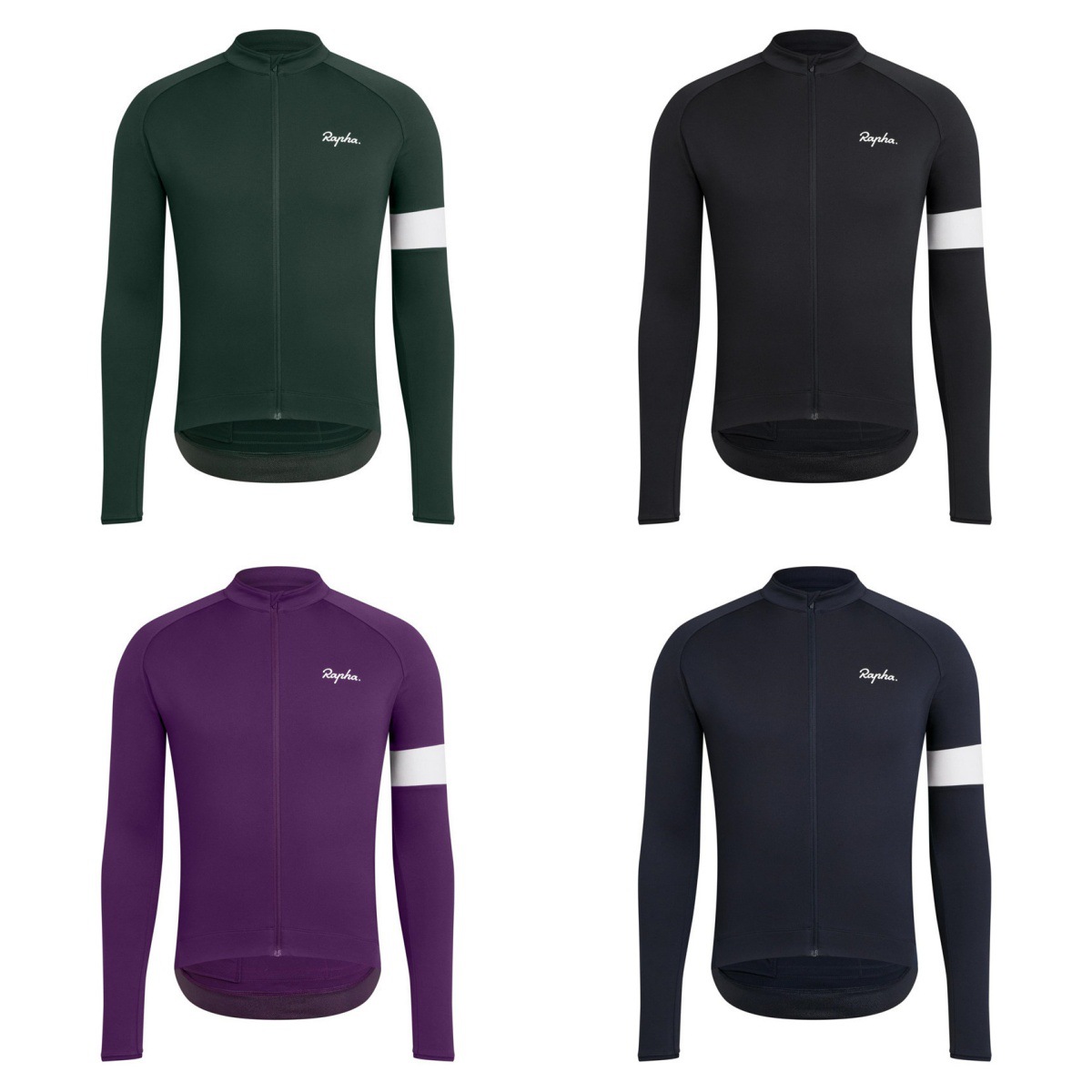 Summer Rapha Men's and Women's Cycling Clothing Long-Sleeved Cycling Tops Road Cycling Mountain Bike Clothing