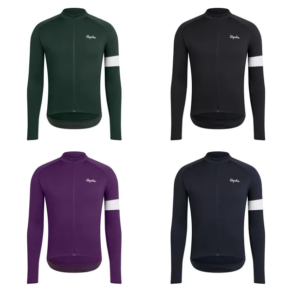 Summer Rapha Men's and Women's Cycling Clothing Long-Sleeved Cycling Tops Road Cycling Mountain Bike Clothing