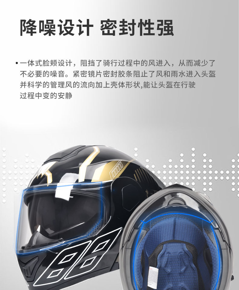 Ad Electric Motorcycle Helmet Men's and Women's Motorcycle Safety Helmet All-Season Full-Face Helmet 3C/Dot Certified Open-Face Helmet
