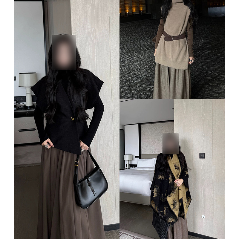 现货厂家批发  好看高领内搭打底衫女 针织衫 阔腿裤搭配的 上衣|undefined