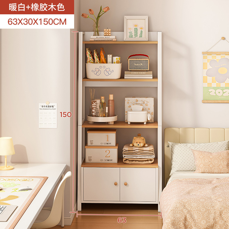 Estante de cabecera Estante de almacenamiento de varios pisos en el piso contra la pared Dormitorio trapezoidal oblicuo Sala de estar Gabinete Estantería de cama