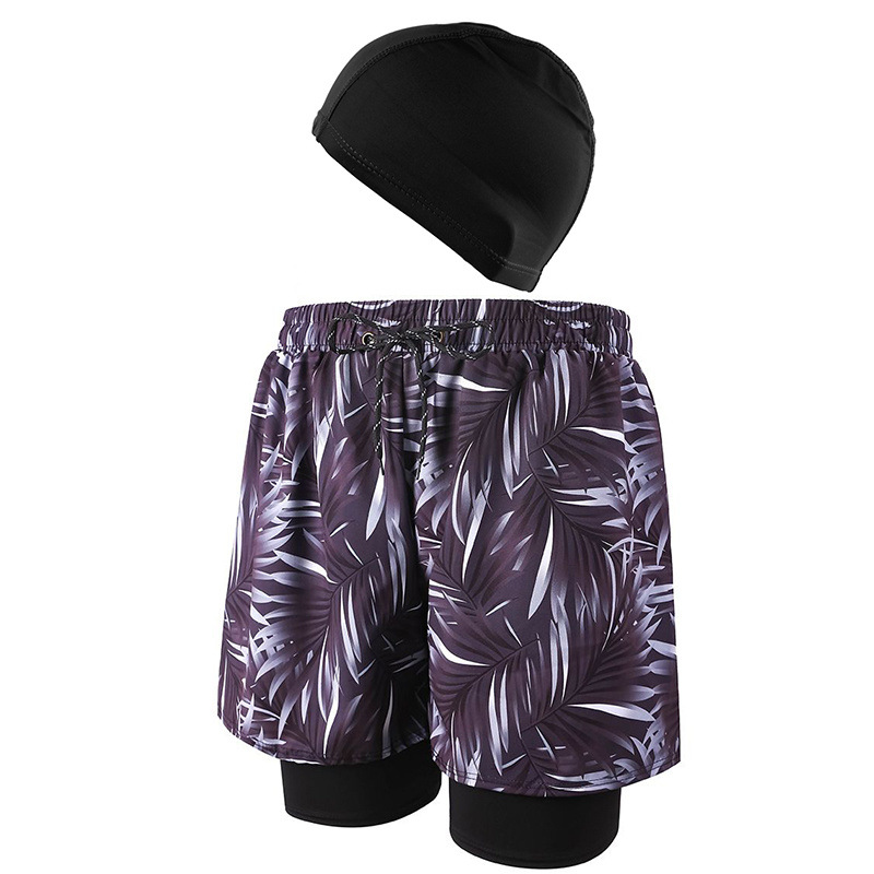 갈색잎 + 수영모