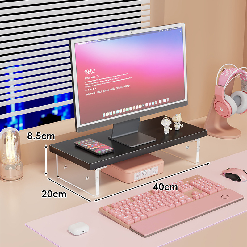 블랙-40*20*8.5cm