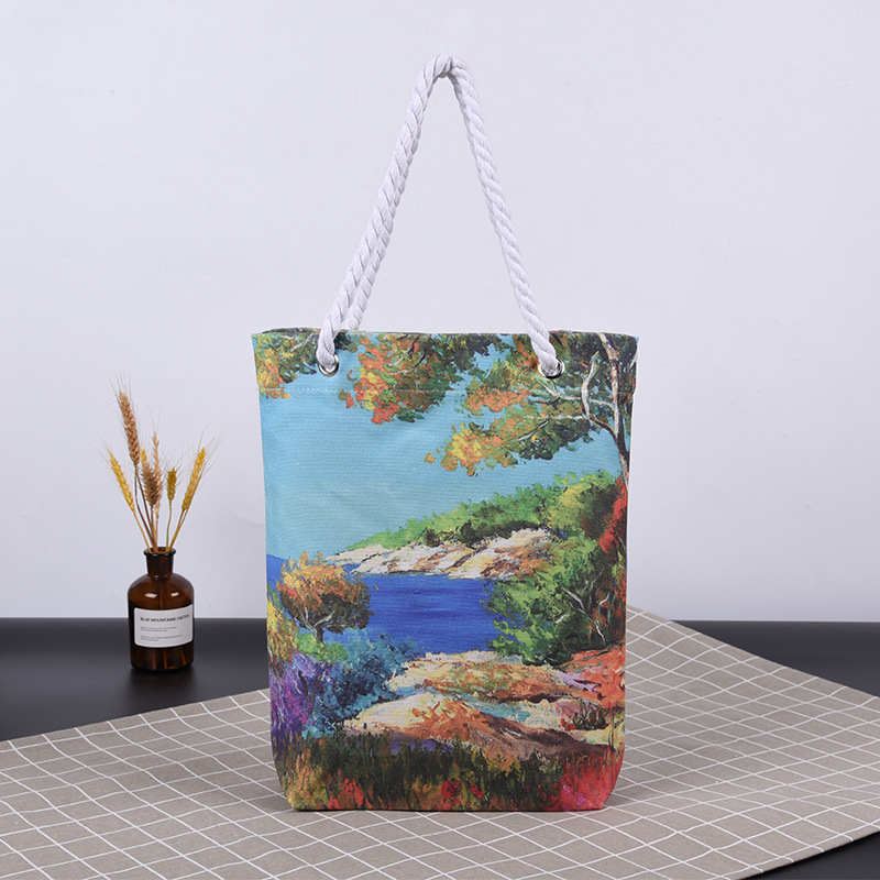 空白手提帆布袋定制logo广告宣传手提袋子单肩棉布帆布包定做厂家