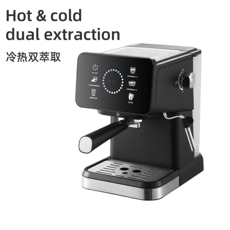 Espresso Machineエスプレッソコーヒーマシン家庭用小型半自動20barコーヒーマシンミルク泡クロスボーダー|undefined