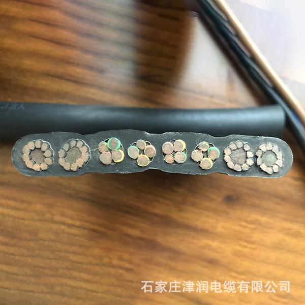 带钢丝行车扁电缆YVFB YVFBG YVFB2G起重机斗轮机用