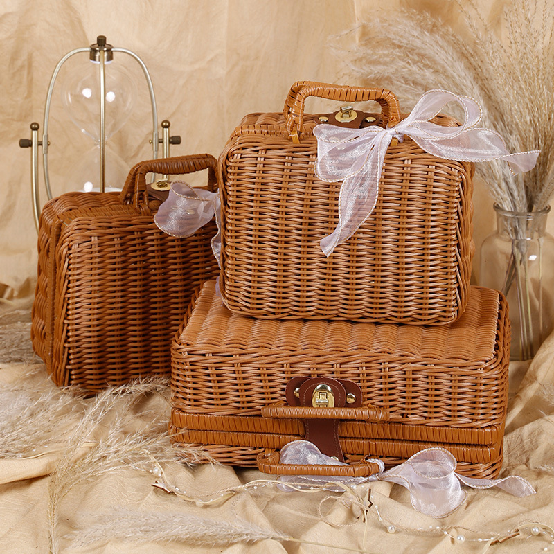 Creative Teng Bamboo Bamboo Ceremony Box Wedding Miss Swingfire Wedding Products Birthday Festival Gift Box wholesale 6