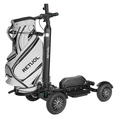Retuol Four-Wheel Electric Golf Qatlanan elektrik skuterlər - black-48v20ah