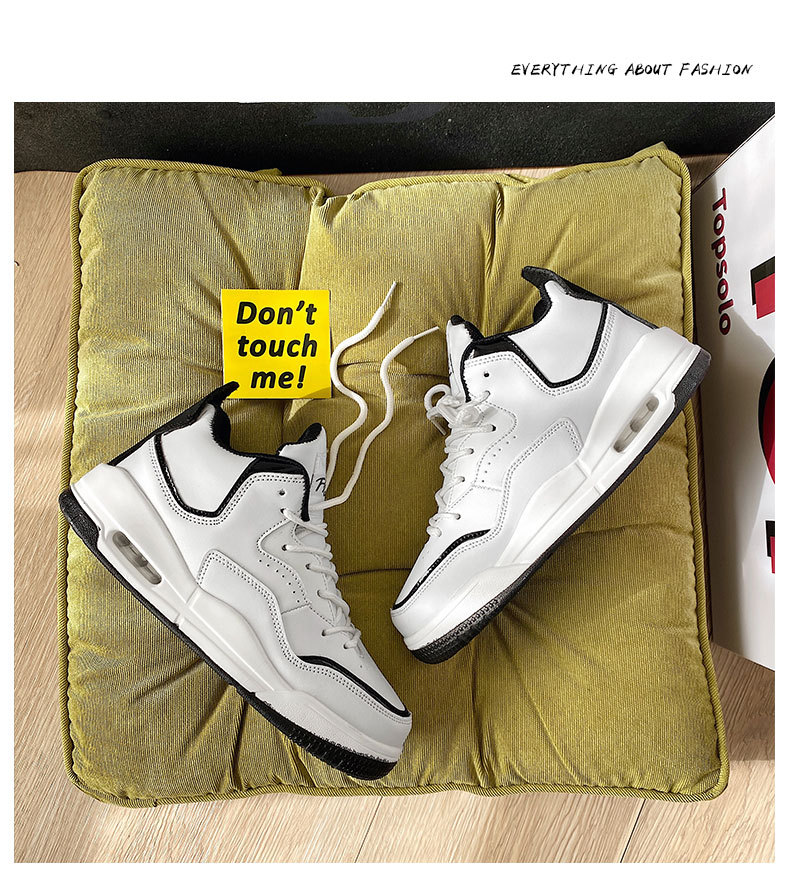 Pánske basketbalové topánky A J, trendy, pravé air r, čínske športové topánky, párové biele, studené, lepkavé kožené topánky, jeden kus, drop shipping_voghion.com