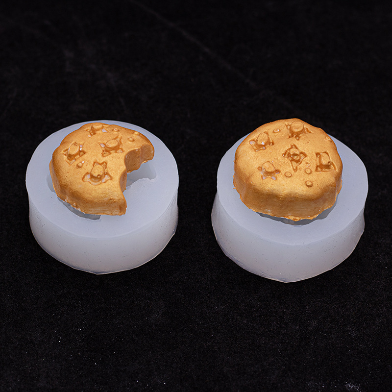 Oso galleta molde de silicona Luna tridimensional redondo semicírculo galleta pastel Decoración Accesorios