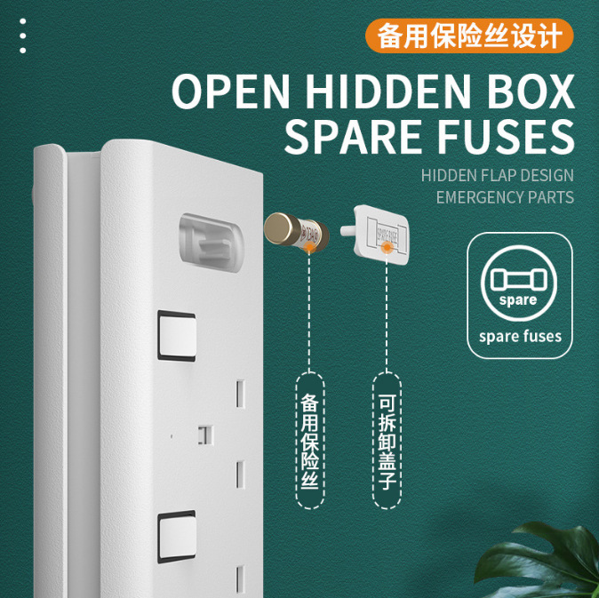 Nuevo transfronterizo dedicado para interruptor independiente enchufe 3.7A4USB enchufe de fila TYPE-C placa de conexión de carga rápida