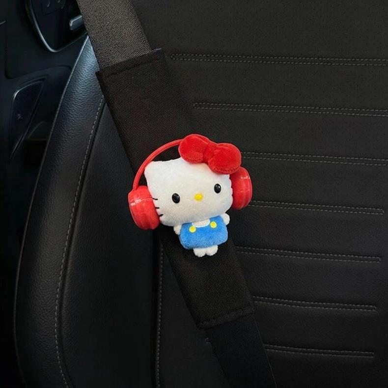 Car Seat Belt Shoulder Pads for Women, Cute and Soft, Anti-Neck Strangulation, Couple's Car Protection and Decorative Covers