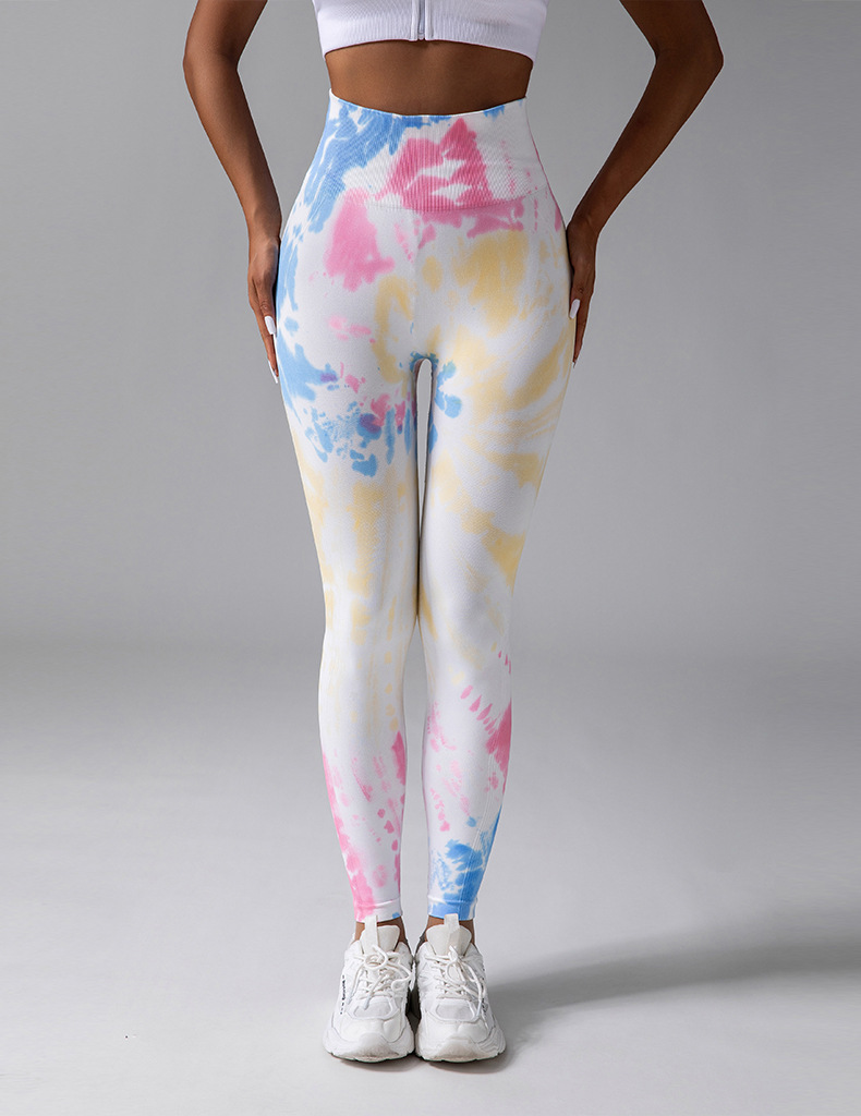 Casual Tie Dye Nylon Active Bottoms Leggings display picture 17