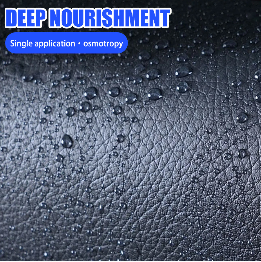 Ryekew Car Interior Coating Refresher Real Leather Seat Glow Care Nourishing New Care