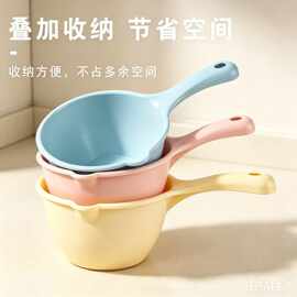 加厚水瓢长柄塑料水勺水瓢厨房水舀家用洗澡洗发杯婴儿洗头杯水漂