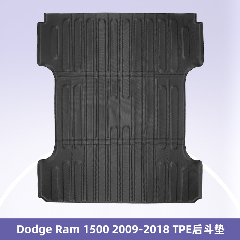 Es adecuado para Dodge Ram2500 / 3500 Mega cab 2010 - 2018 3D todo el tiempo TPE almohadilla de pies