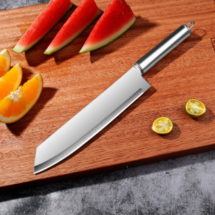 Watermelon cutting blade large lengthened fruit cutting artifact stainless steel fruit knife dormitory student special fruit knife household