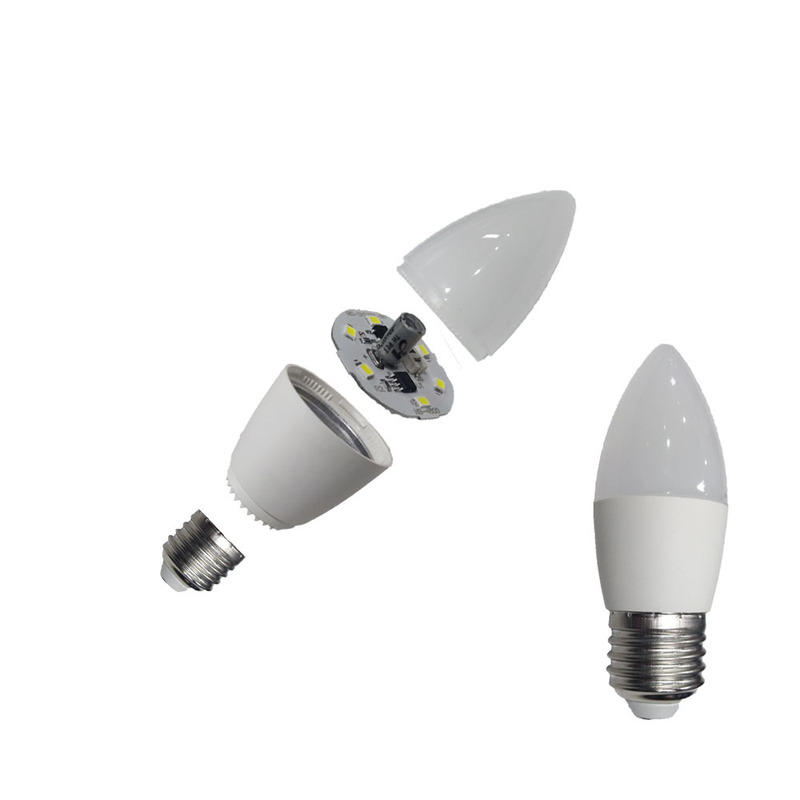 [Good Source for Foreign Trade] New C37 Pointed Bulb, Cheap Price, High Brightness, Short Delivery Time, Ultra-Bright Energy-Saving Led Lamp