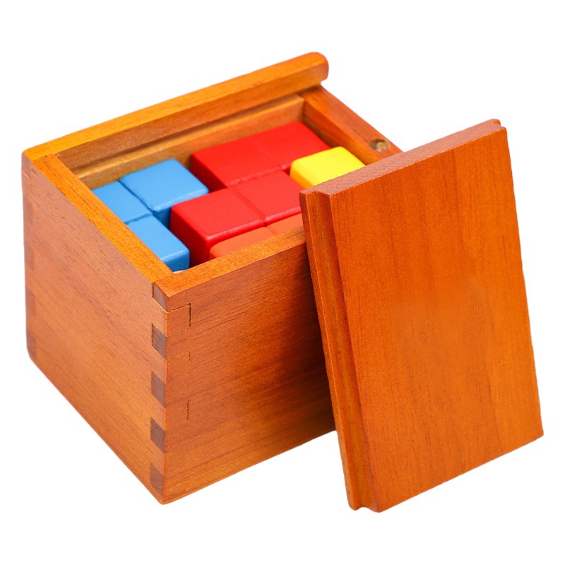 Luban bloqueo rompecabezas descifrado caja de Pandora juguete cerebro quema nivel 10 dificultad para los ancianos aliviar el aburrimiento rompecabezas de los niños