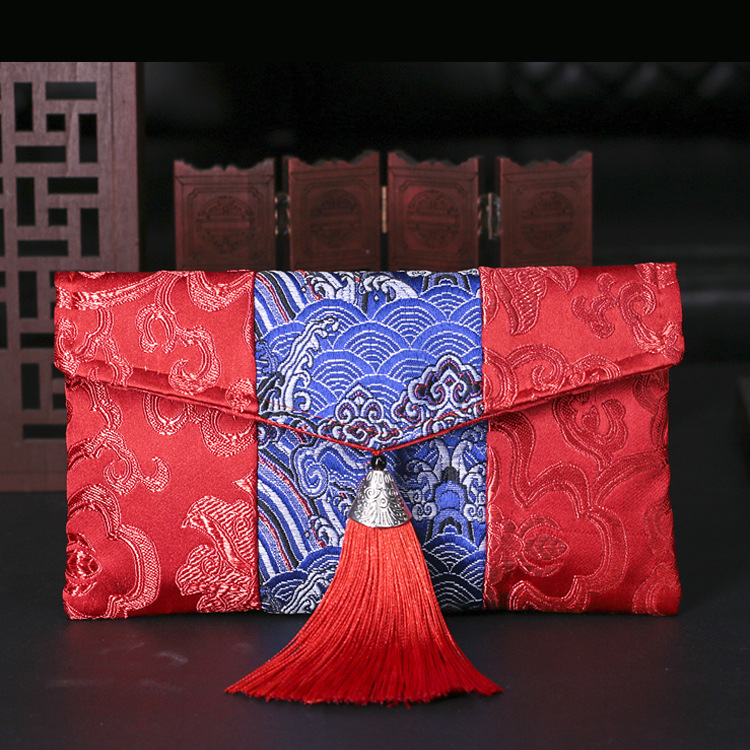 Wedding and Celebration Supplies Factory: Personalized, Creative Fabric Gift Envelopes for Major Celebrations—Perfect for Grand Weddings and Special Occasions