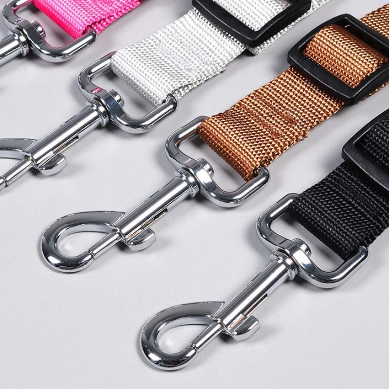 Cinturón de seguridad para perros, artefacto de coche, cinturón de seguridad para coche para mascotas, hebilla de seguridad, asiento de seguridad para perros, cuerda para gatos al por mayor