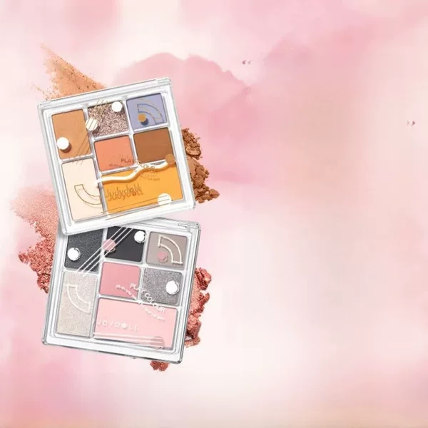 Judydoll Orange Blossom Eyeshadow Palette Playful Seven-Color Comprehensive Palette Cowherd Makeup Earth Tones Daily Light Makeup Atmosphere