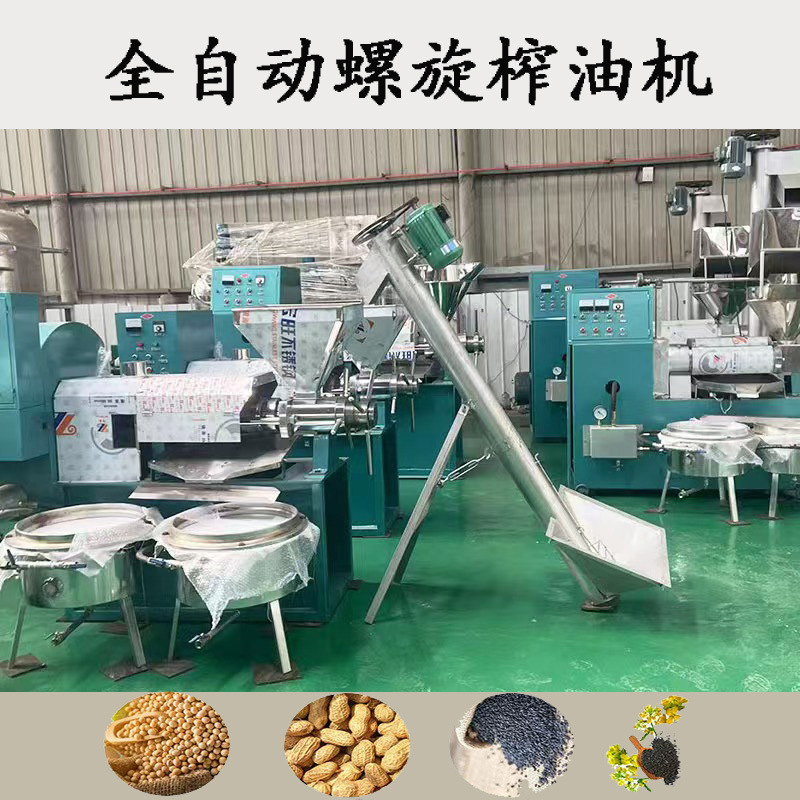 厂家直供大中小型螺旋榨油机 大豆花生菜籽葵花籽螺旋榨油机