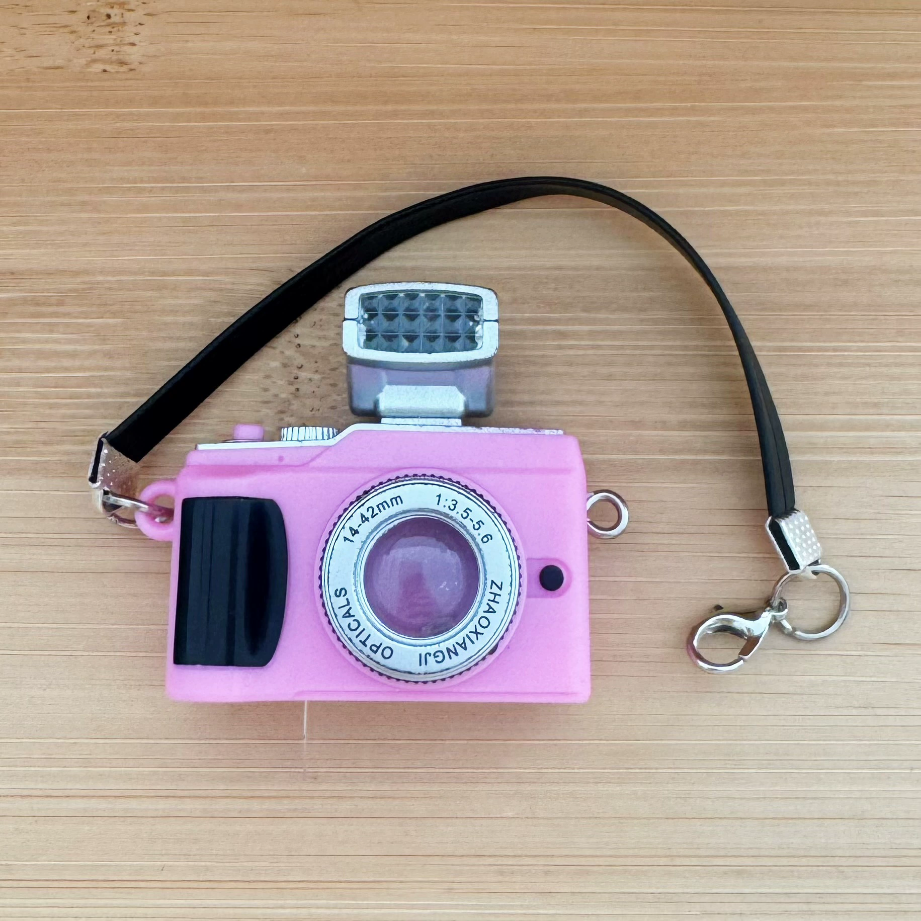 Cotton flashing doll, straps, retro small camera, keychain, makes sounds
