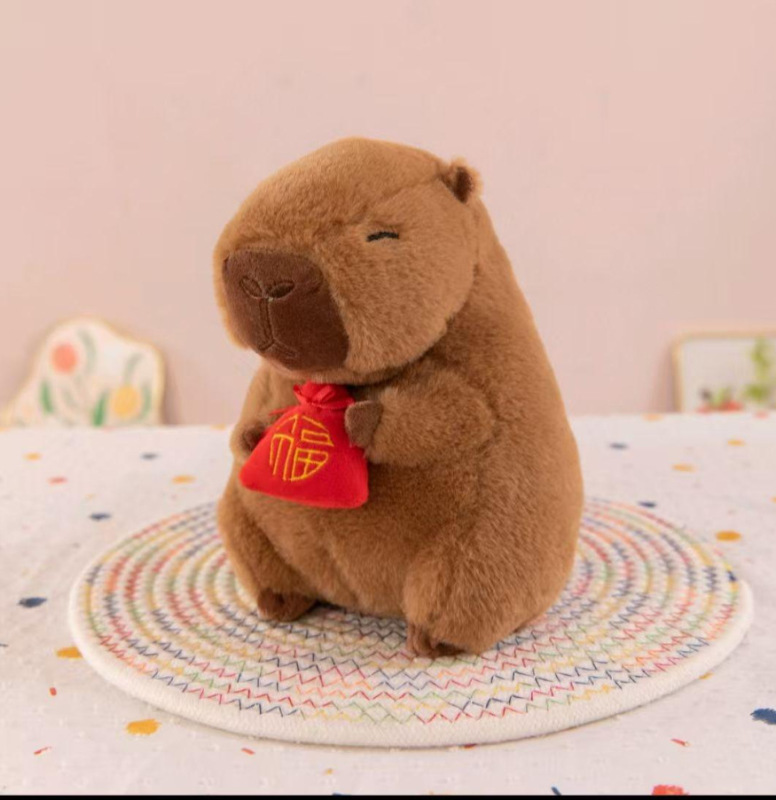 8inch グラブマシーン人形ぬいぐるみカピバラカピバラ 8 インチ人形人形結婚式投げフープギフト|undefined