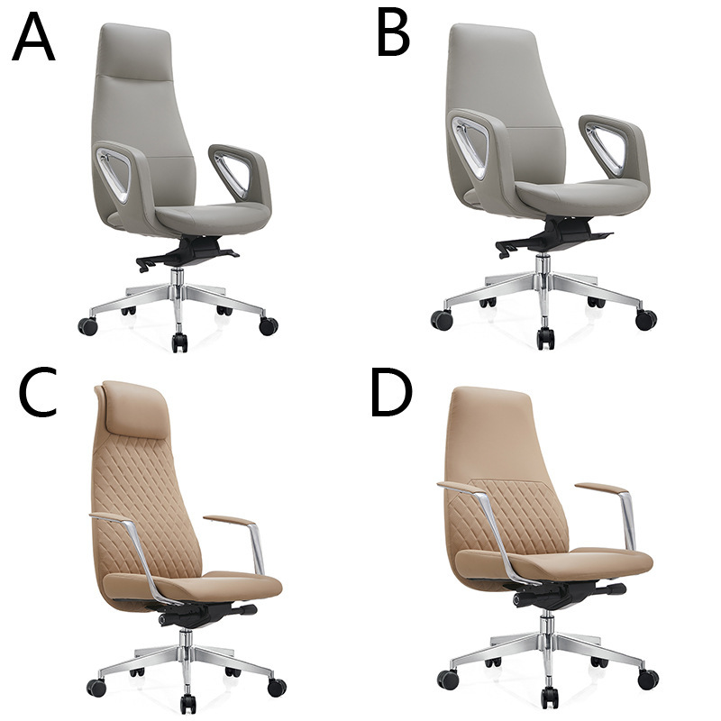 High-End Genuine Leather Executive Director Manager Office Chair Computer Chair Executive Chair Middle Class Reception Armchair